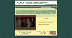 Desktop Screenshot of chillicotheeducationfoundation.org