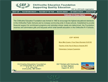 Tablet Screenshot of chillicotheeducationfoundation.org